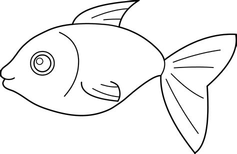 clipart fish|fish clip art no color.